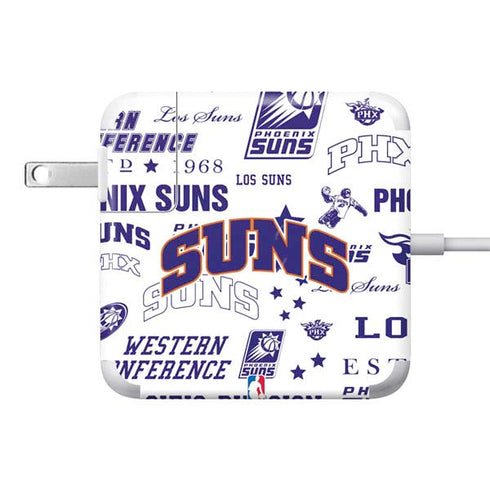 NBA Phoenix Suns Historic Blast 85W Power Adapter (15 and 17 inch MacBook Pro Charger) Skin