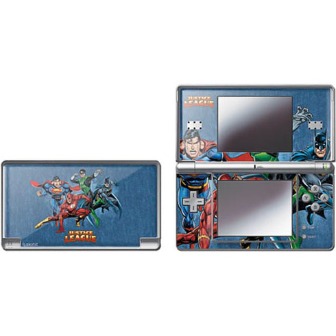 Justice League Action Pose Charcaters DS Lite Skin