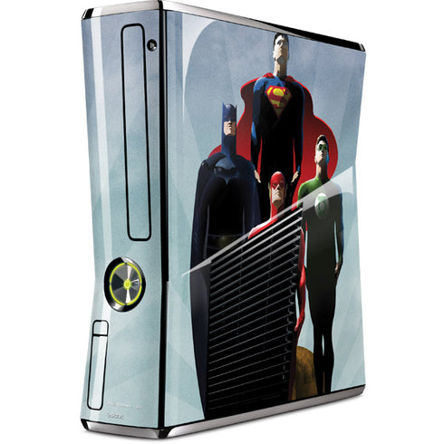 Justice League Standing Pose Team Xbox 360 Slim (2010) Skin
