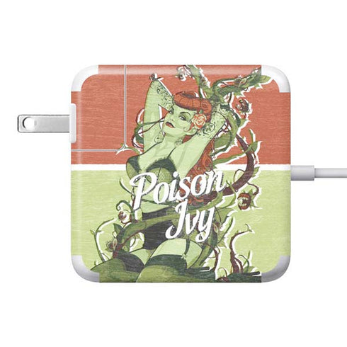 DC Comics Bombshells Poison Ivy 85W Power Adapter (15 and 17 inch MacBook Pro Charger) Skin