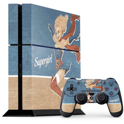 DC Comics Bombshells Supergirl PlayStation PS4 Skins