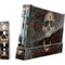 Liquid Blue Skull Entwined with Roses Wii (Includes 1 Controller) Skin