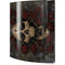 Liquid Blue Skull Entwined with Roses Playstation 3 & PS3 Skin