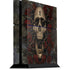 Liquid Blue Skull Entwined with Roses PlayStation PS4 Skins
