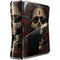 Liquid Blue Skull Entwined with Roses Xbox 360 Slim (2010) Skin
