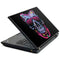 Liquid Blue Neon Skull with Glasses Lenovo T420 Skin