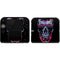 Liquid Blue Neon Skull with Glasses Nintendo 2DS Skin