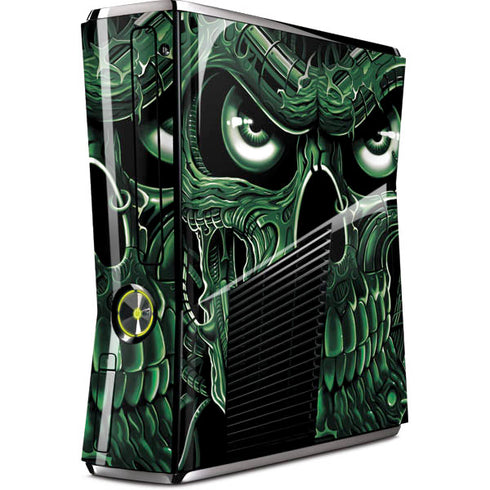 Liquid Blue Terminator Dragon Xbox 360 Slim (2010) Skin
