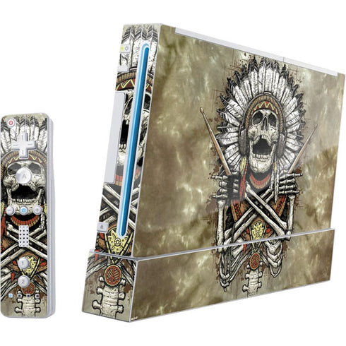 Liquid Blue Tribal Beats Wii (Includes 1 Controller) Skin