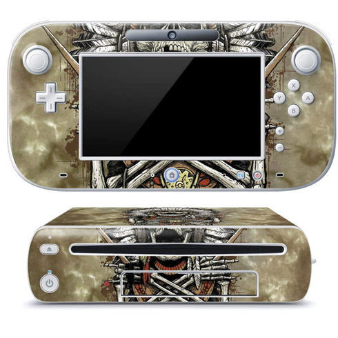 Liquid Blue Tribal Beats Wii U (Console + 1 Controller) Skin