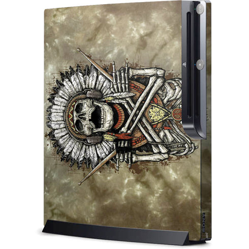 Liquid Blue Tribal Beats Playstation 3 & PS3 Slim Skin