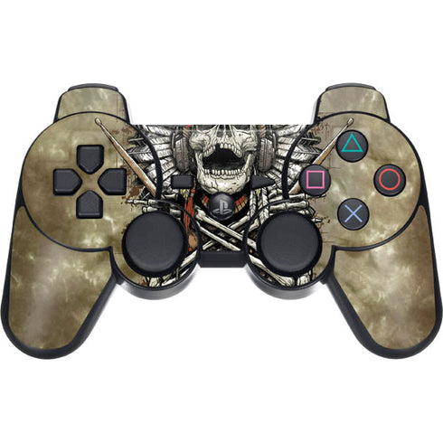 Liquid Blue Tribal Beats PS3 Dual Shock wireless controller Skin