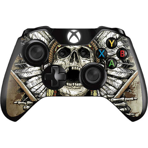 Liquid Blue Tribal Beats Xbox One Controller Skin