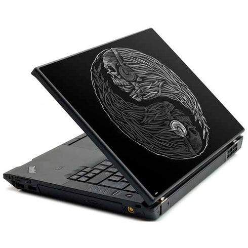 Liquid Blue Yin Yang Music Skulls Lenovo T420 Skin
