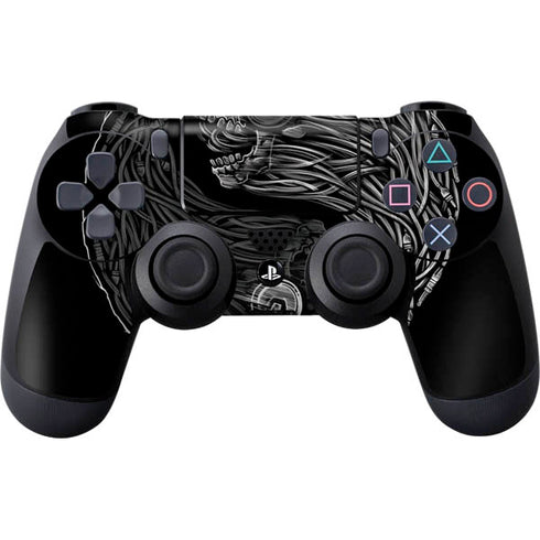 Liquid Blue Yin Yang Music Skulls PlayStation PS4 Skins