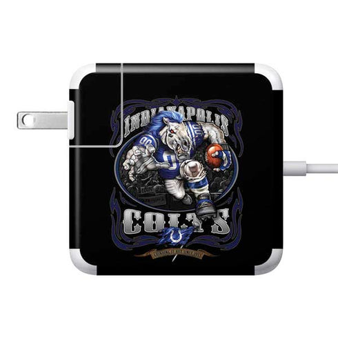Liquid Blue NFL Indianapolis Colts Running Back 85W Power Adapter (15 and 17 inch MacBook Pro Charger) Skin