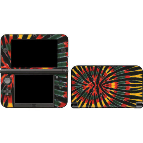 Liquid Blue Tie Dye - Rasta 3DS XL 2015 Skin