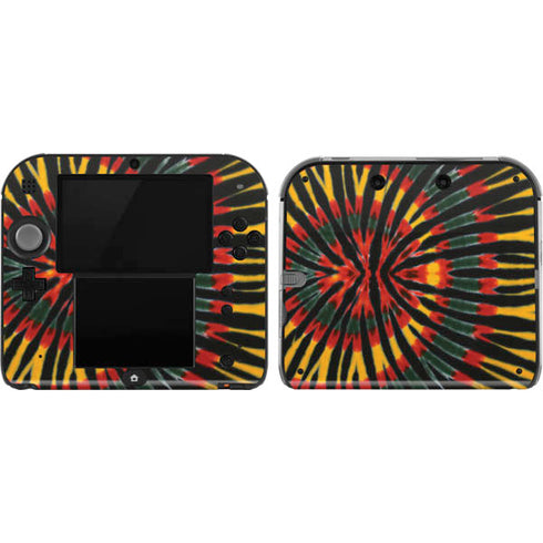 Liquid Blue Tie Dye - Rasta Nintendo Skins