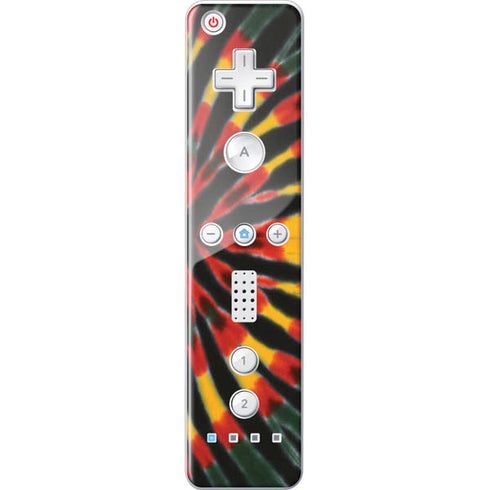 Liquid Blue Tie Dye - Rasta Wii Remote Controller Skin