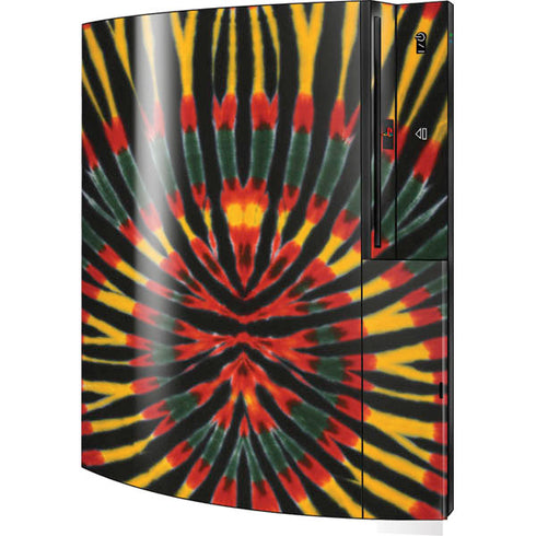 Liquid Blue Tie Dye - Rasta Playstation 3 & PS3 Skin