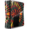Liquid Blue Tie Dye - Rasta Xbox 360 Slim (2010) Skin