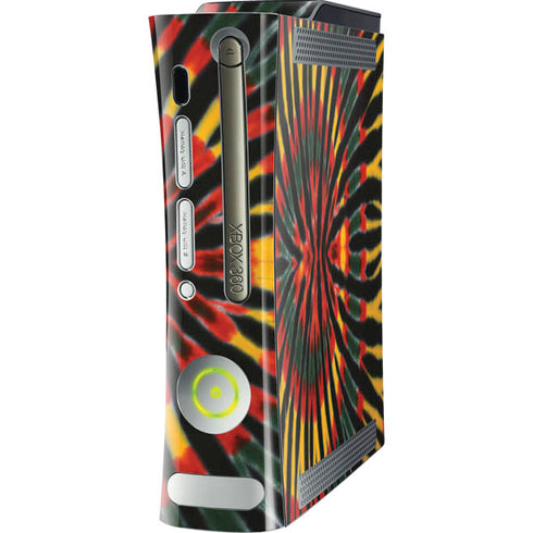 Liquid Blue Tie Dye - Rasta Xbox 360 (Includes HDD) Skin