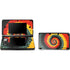 Liquid Blue Tie Dye - Rasta Spiral Nintendo Skins