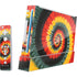 Liquid Blue Tie Dye - Rasta Spiral Nintendo Skins