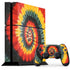 Liquid Blue Tie Dye - Rasta Spiral PlayStation PS4 Skins