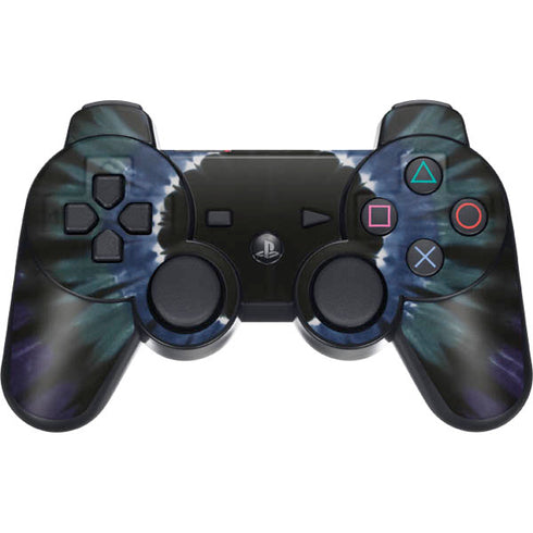 Liquid Blue Tie Dye - Sunflower PS3 Dual Shock wireless controller Skin