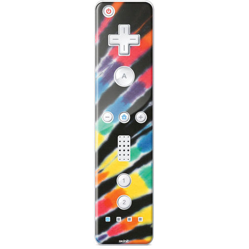 Liquid Blue Tie Dye - Rainbow Wii Remote Controller Skin
