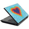Liquid Blue Tie Dye Heart Lenovo T420 Skin