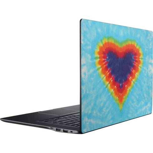 Liquid Blue Tie Dye Heart Ativ Book 9 (15.6in 2014) Skin