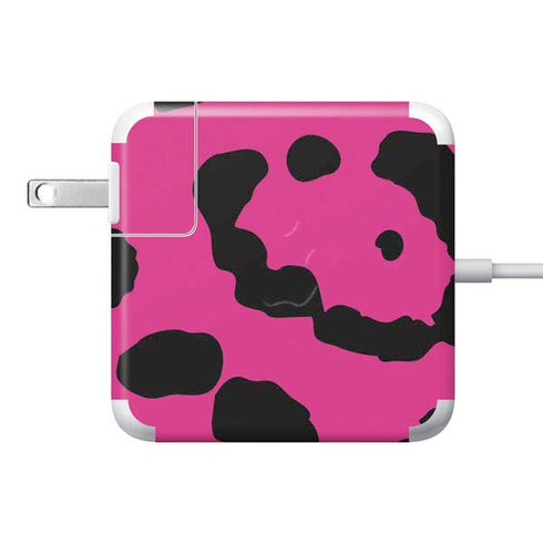 Rosy Leopard 85W Power Adapter (15 and 17 inch MacBook Pro Charger) Skin