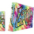 Liquid Blue Tie Dye Peace & Love Nintendo Skins