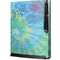 Liquid Blue Tie Dye Peace Heart Playstation 3 & PS3 Slim Skin