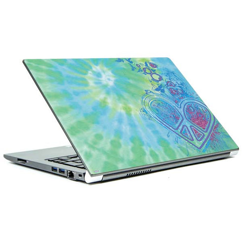 Liquid Blue Tie Dye Peace Heart Portege Z30t/Z30t-A Skin