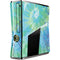Liquid Blue Tie Dye Peace Heart Xbox 360 Slim (2010) Skin