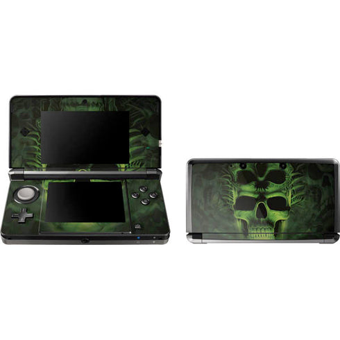 Liquid Blue Green Skulls 3DS (2011) Skin