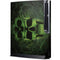 Liquid Blue Green Skulls Playstation 3 & PS3 Slim Skin