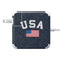 USA with American Flag 85W Power Adapter (15 and 17 inch MacBook Pro Charger) Skin