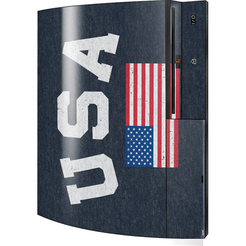 USA with American Flag Playstation 3 & PS3 Skin