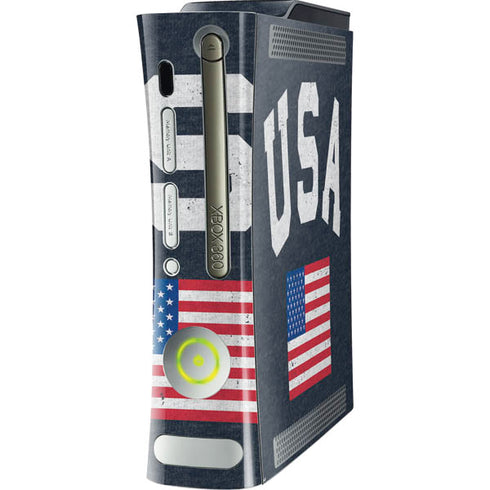 USA with American Flag Xbox 360 (Includes HDD) Skin