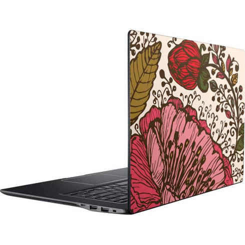Rose Bud Floral Ativ Book 9 (15.6in 2014) Skin