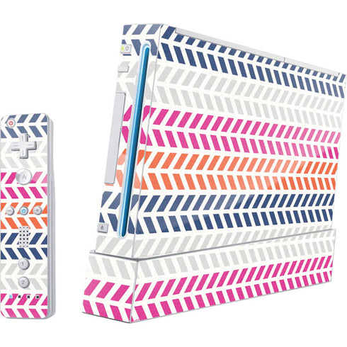 Striped Chevron Wii (Includes 1 Controller) Skin