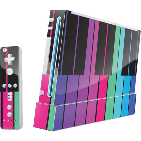 Color Piano Keys Nintendo Skins