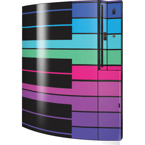 Color Piano Keys Playstation 3 & PS3 Skin