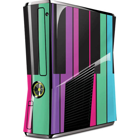 Color Piano Keys Xbox 360 Slim (2010) Skin