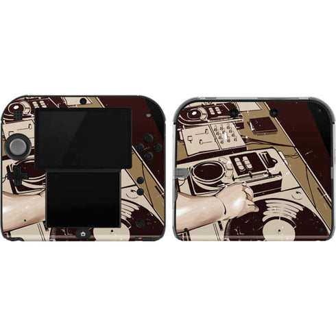DJ Spinning Nintendo 2DS Skin