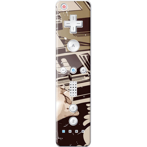 DJ Spinning Wii Remote Controller Skin
